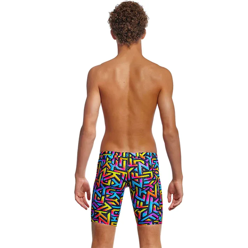 Funky Trunks Boy's Training Swim Jammers Brand Galaxy-4